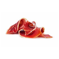 Roher Schinken des schwarzen Nebrodi-Schweins - 300 Gramm in Scheiben geschnitten